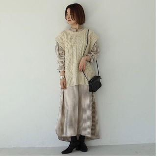 トゥデイフル(TODAYFUL)のtodayful  Cable Knit Vest (ニット/セーター)