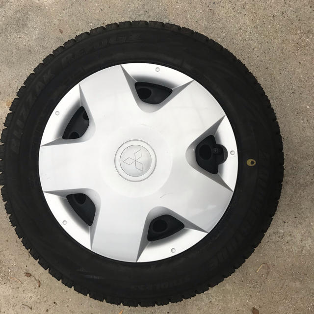 155/65R/13スタッドレス+三菱純正ホイール４本セット未使用品