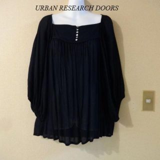 アーバンリサーチ(URBAN RESEARCH)のURBAN RESEARCH DOORSアーバン♡デザインドレープブラウス(シャツ/ブラウス(長袖/七分))