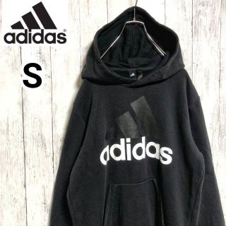 アディダス(adidas)のもりもり様専用 パーカー デカロゴ スウェット プルオーバー 黒 メンズ(スウェット)