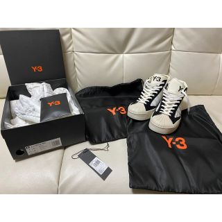 ワイスリー(Y-3)のADIDAS Y-3 YOHJI PRO "WHITE/BLACK"(スニーカー)