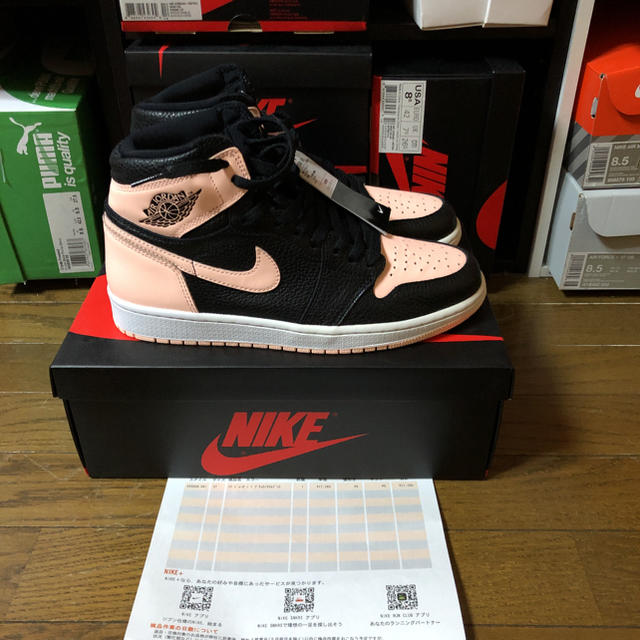 AdidasNike Air Jordan 1 crimson tint クリムゾン