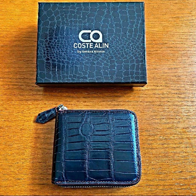 定価 本物クロコダイル折り財布1枚革二つ折り財布 agapeeurope.org