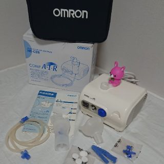 オムロン(OMRON)の美品！オムロン コンプレッサー式ネブライザ NE-C28 キッズアクセサリ付き(その他)