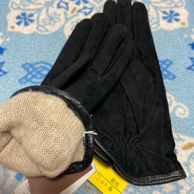 ef-de(エフデ)の新品エフデ　ef-de 豚革　手袋　黒　20 レディースのファッション小物(手袋)の商品写真