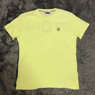 ストーンアイランド(STONE ISLAND)のstone island Tシャツ　3XL 蛍光　イエロー　ストーンアイランド(Tシャツ/カットソー(半袖/袖なし))