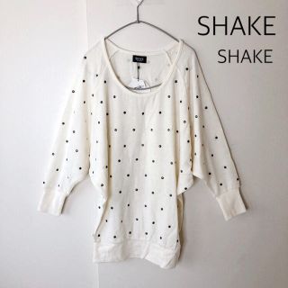 シェイクシェイク(SHAKE SHAKE)のシェイクシェイク⭐︎ドルマン ニットカットソー⭐︎ビジュー(ニット/セーター)