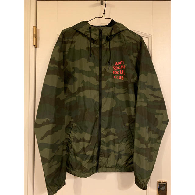 anti social social club windbreaker camo