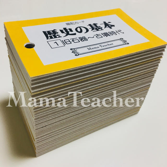 【歴史の基本 1〜15セット約300枚】歴史暗記カード 基礎の定着 中学受験対策