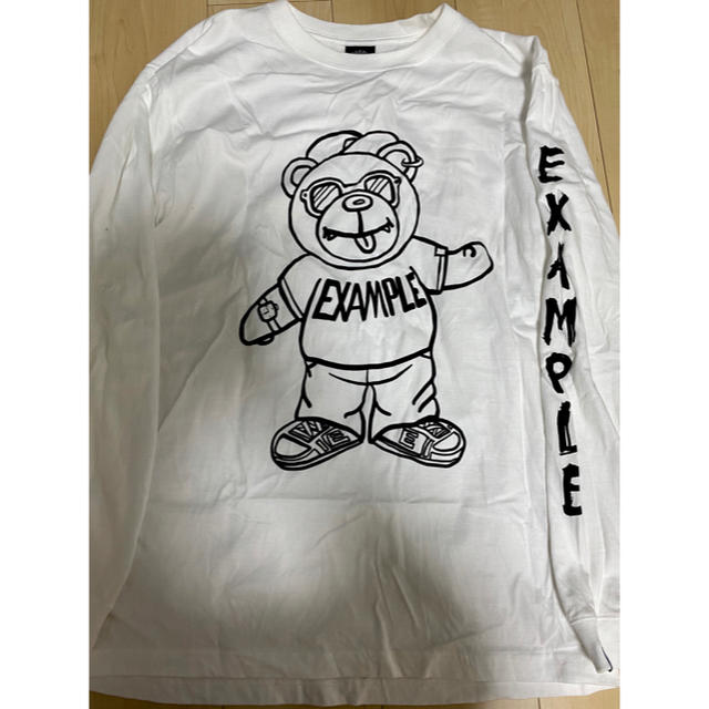割引クーポン bb example bear XLサイズ ロンT Tシャツ+カットソー(七分+長袖)