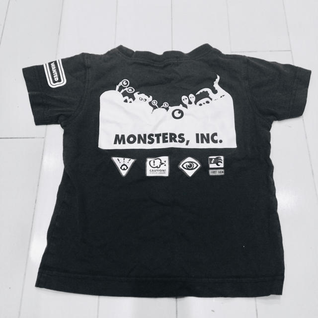 Disney(ディズニー)の古着 ディズニー モンスターズインク Tシャツ 100 キッズ/ベビー/マタニティのキッズ服男の子用(90cm~)(Tシャツ/カットソー)の商品写真