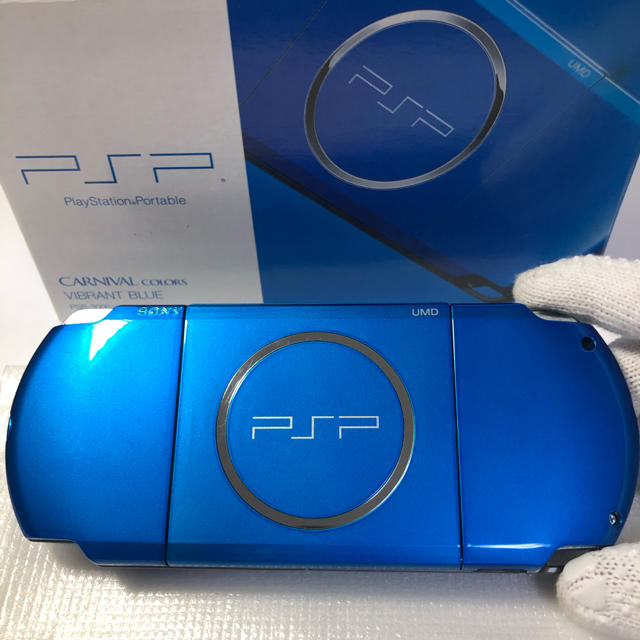 ☆極美品‼︎ PSP-3000 VIBRANT BLUE 付属品完備！送料込 - www
