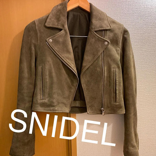 【snidel】レザーライダース　KKI