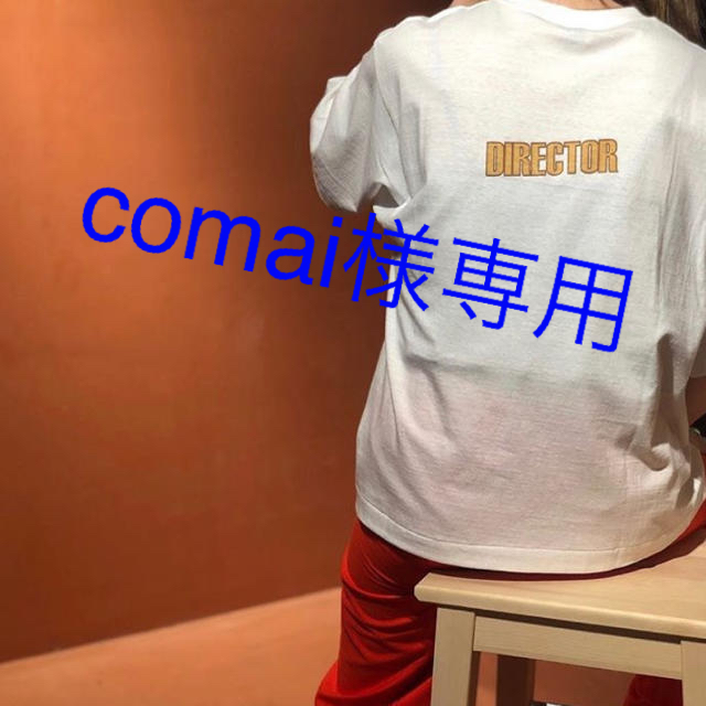 BEAUTY&YOUTH UNITED ARROWS(ビューティアンドユースユナイテッドアローズ)の6 roku beauty&youth   『DIRECTOR』Tシャツ　ブルー レディースのトップス(Tシャツ(半袖/袖なし))の商品写真