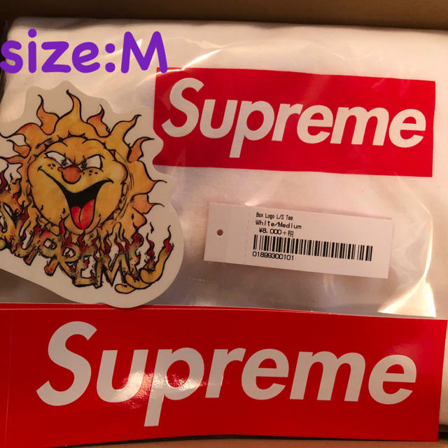 supreme Box Logo L/S Tee long sleeve ロンT