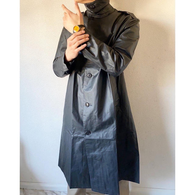 Maison Martin Margiela - vintage スウェーデン軍 レザー pvc ...