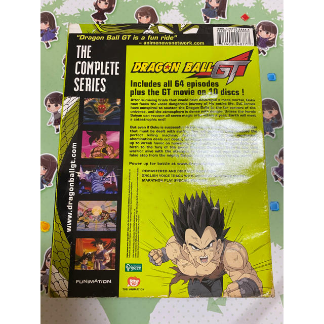 ドラゴンボール(ドラゴンボール)のドラゴンボールGT DVD BOX 全話 ＋ 番外編 OVA 中古品 エンタメ/ホビーのDVD/ブルーレイ(アニメ)の商品写真