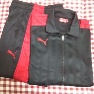 プーマ(PUMA)のPUMAジャージ上下セット    レッド(ジャージ)