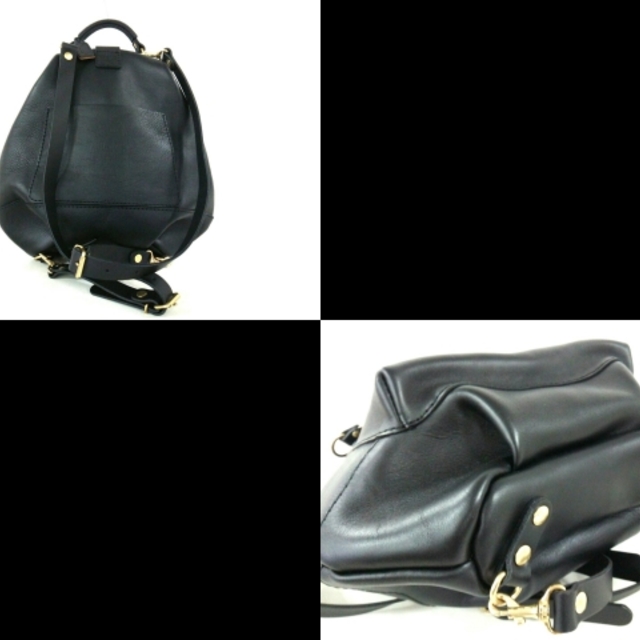 HERZ(ヘルツ)のヘルツ リュックサック美品  - 黒 3way レディースのバッグ(リュック/バックパック)の商品写真