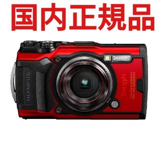 オリンパス(OLYMPUS)の【新品未使用】即日発送 OLYMPUS TOUGH TG-6 レッド(コンパクトデジタルカメラ)