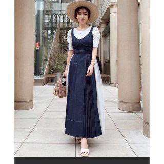 エイミーイストワール(eimy istoire)のクーポンセール！Charme Denim Dress インディゴ(ロングワンピース/マキシワンピース)