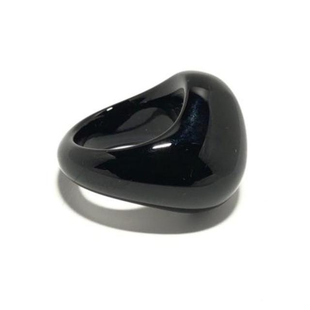 Baccarat(バカラ)のバカラ リング美品  - クリスタルガラス 黒 レディースのアクセサリー(リング(指輪))の商品写真