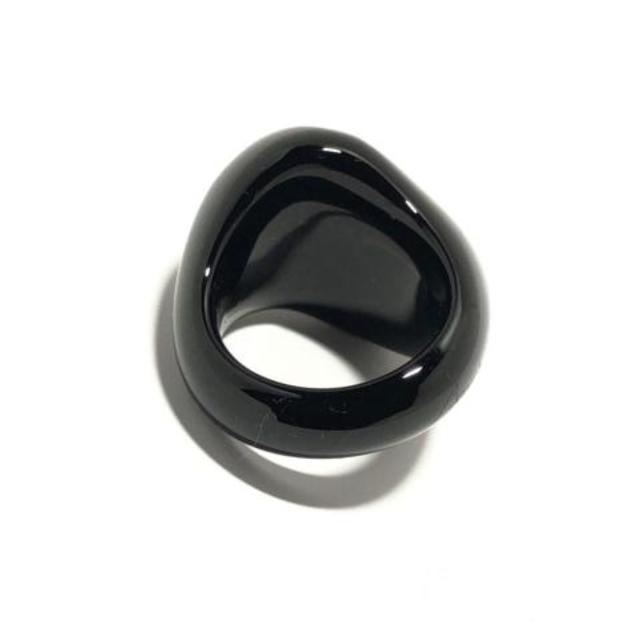 Baccarat(バカラ)のバカラ リング美品  - クリスタルガラス 黒 レディースのアクセサリー(リング(指輪))の商品写真
