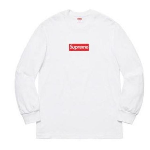 【M】Supreme Box Logo L/S Tee  メンズのトップス(Tシャツ/カットソー(七分/長袖))の商品写真