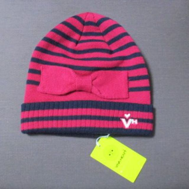 VIVA HEART(ビバハート)のVIVAHEARTニット帽　値下げしました スポーツ/アウトドアのゴルフ(ウエア)の商品写真