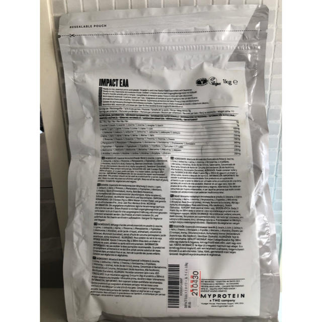 MYPROTEIN(マイプロテイン)の【専用】　マイプロテイン　IMPACT EAA ストロベリー＆ライム　1kg 食品/飲料/酒の健康食品(プロテイン)の商品写真