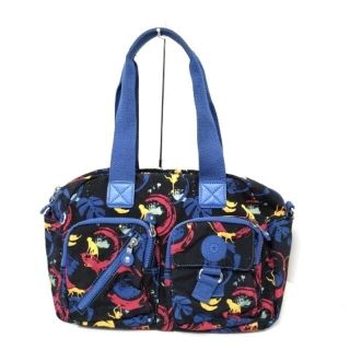 キプリング(kipling)のキプリング ハンドバッグ美品  - ナイロン(ハンドバッグ)