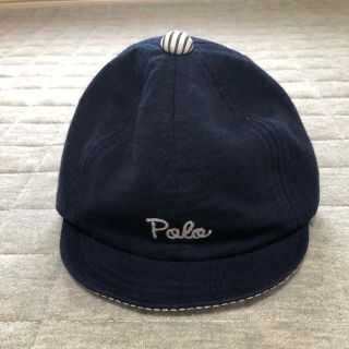 ポロラルフローレン(POLO RALPH LAUREN)のPOLO baby 帽子　キャップ　ネイビー(帽子)