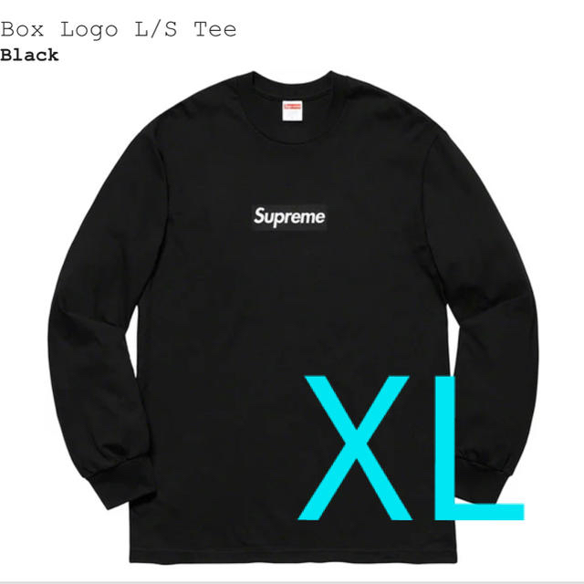 Supreme(シュプリーム)のSupreme Box Logo L/S Tee XL メンズのトップス(Tシャツ/カットソー(七分/長袖))の商品写真