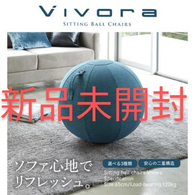 【値下げ中】ビボラ Vivora シーティングボール ブルー 65cm