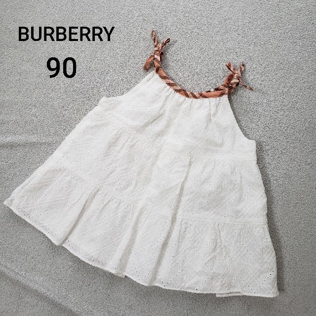 BURBERRY(バーバリー)のBURBERRY☆キャミトップス90cm キッズ/ベビー/マタニティのキッズ服女の子用(90cm~)(Tシャツ/カットソー)の商品写真