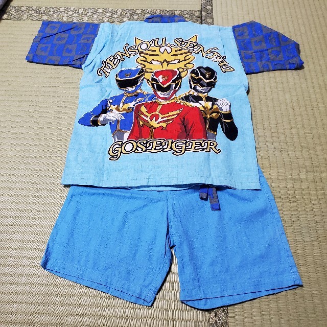 BANDAI(バンダイ)の戦隊甚平 キッズ/ベビー/マタニティのキッズ服男の子用(90cm~)(甚平/浴衣)の商品写真