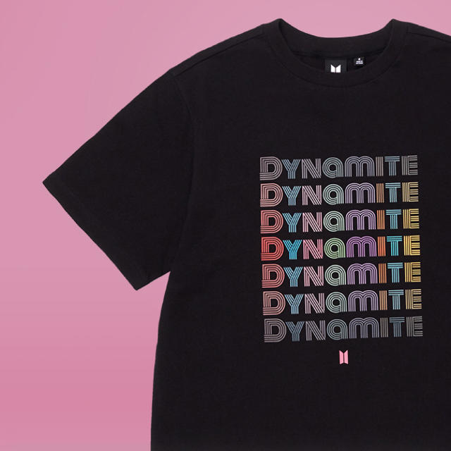 公式　BTS DYNamITE ロゴTシャツ 黒 | フリマアプリ ラクマ