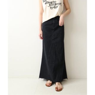 プラージュ(Plage)のplage Healthy denim LONG SLIT スカート　38(ロングスカート)