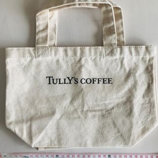 タリーズコーヒー(TULLY'S COFFEE)のタリーズ　キャンバス地ミニトートバッグ　☆未使用☆(トートバッグ)