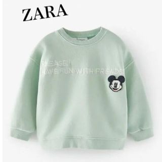 ザラキッズ(ZARA KIDS)のZARA トレーナー　スウェット　74cm 6-9か月(トレーナー)