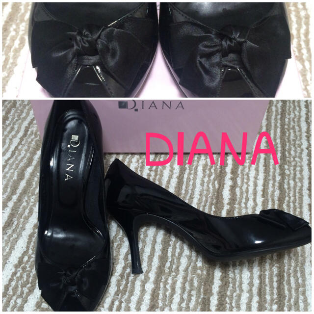 DIANA(ダイアナ)のDIANA オープントゥパンプス レディースの靴/シューズ(ハイヒール/パンプス)の商品写真