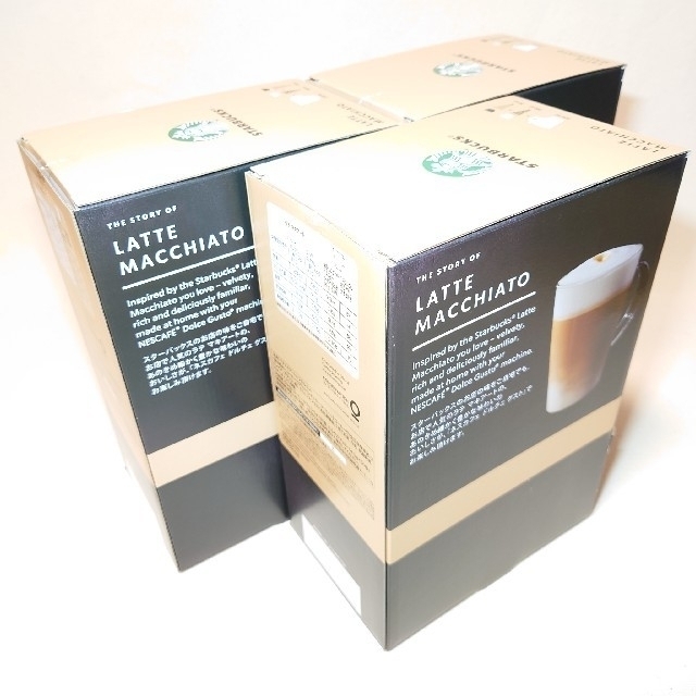 Starbucks Coffee(スターバックスコーヒー)のスターバックス ドルチェグスト 30杯分✕３箱 食品/飲料/酒の飲料(コーヒー)の商品写真