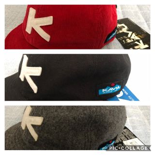 カブー(KAVU)の3個set販売のみ　KAVU  Cap 新品(キャップ)