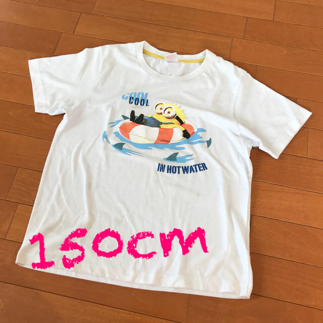 ミニオン(ミニオン)の【150】ミニオンズ　男女兼用　Tシャツ　 キッズ/ベビー/マタニティのキッズ服男の子用(90cm~)(Tシャツ/カットソー)の商品写真