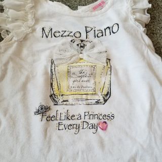 メゾピアノ(mezzo piano)のキッズ　ノースリーブシャツ(Tシャツ/カットソー)