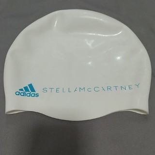 アディダスバイステラマッカートニー(adidas by Stella McCartney)のシリコンキャップ　水泳キャップ　アディダス　ステラマッカートニー(マリン/スイミング)