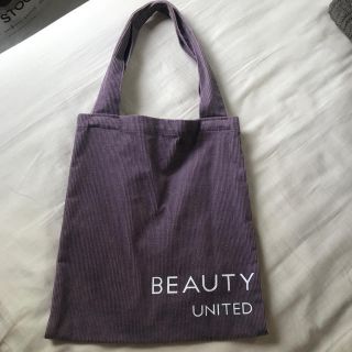 ビューティアンドユースユナイテッドアローズ(BEAUTY&YOUTH UNITED ARROWS)のビューティアンドユース  コーデュロイトート　パープル(トートバッグ)