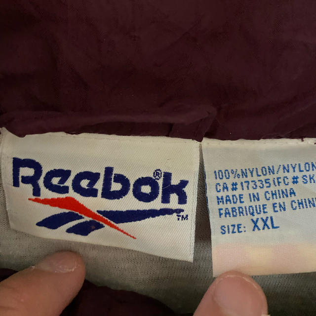 Reebok(リーボック)のReebok リーボック オーバーサイズ ナイロンジャケット デッドストック メンズのジャケット/アウター(ナイロンジャケット)の商品写真