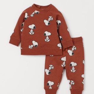 スヌーピー(SNOOPY)の新作  即売 希少 ❤️ H&M スヌーピー スウェット & ジョーカーパンツ (Tシャツ/カットソー)