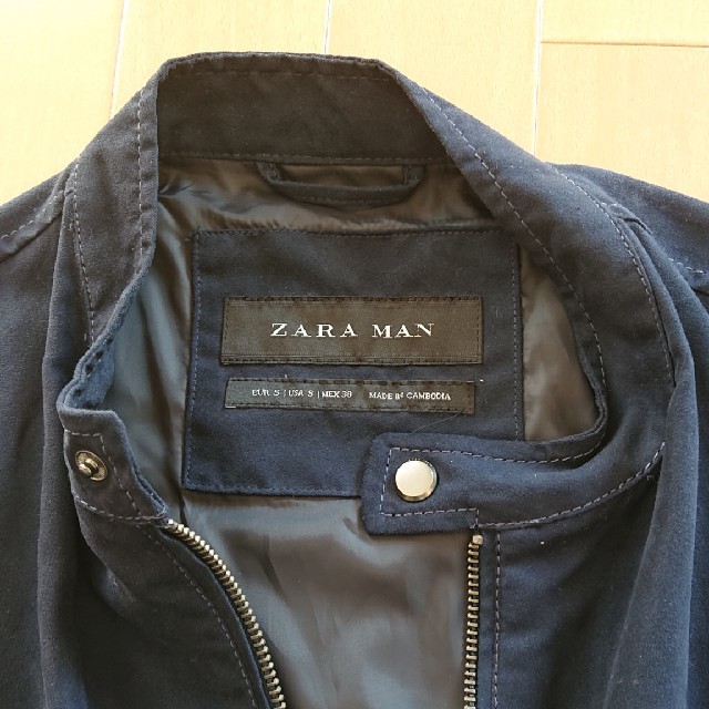 ZARA - ZARA ザラ ライダースタイプジャケット フェイクスエードの通販 by チャム's shop｜ザラならラクマ
